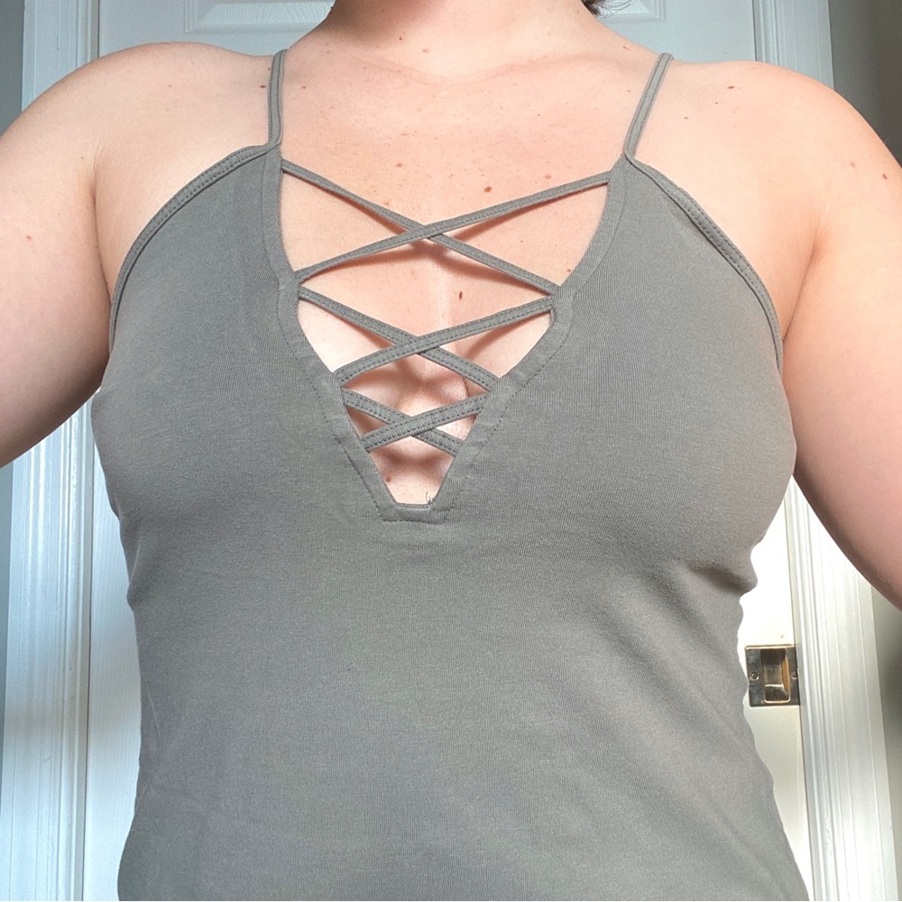 army green tank from Express!